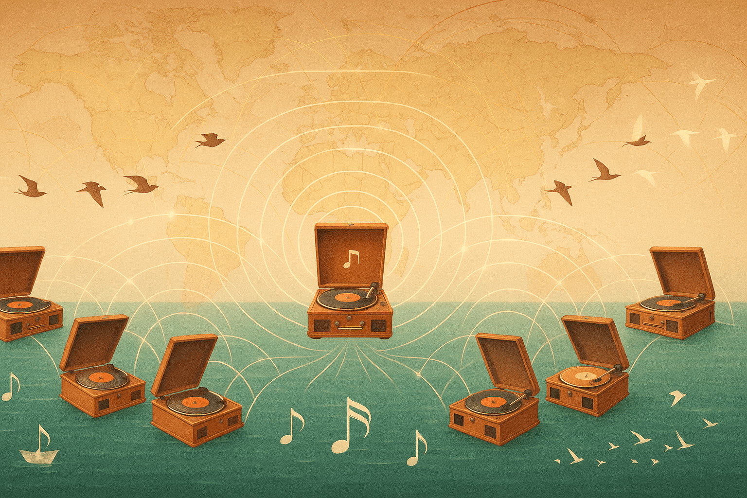 When Distance Creates Closeness: How Diaspora Networks Build Stronger Musical Empires